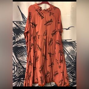 Bobo Choses Trumpet dress 6/7